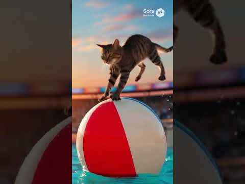 AIミャク子ベンガルshorts funny ベンガルミャク子水族館AI サムネイル