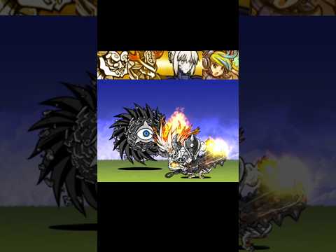 [냥코대전쟁] 블랙 사이클론 vs 울슈레 냥코대전쟁 battlecats にゃんこ大戦争 サムネイル