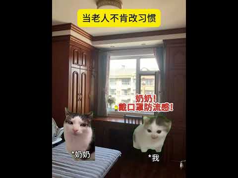 如何与老人有效沟通？ 有趣 猫meme 猫meme剧场 猫meme小剧场 内容过于真实  故事 貓 猫猫meme小剧场… サムネイル