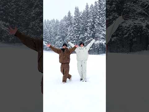 雪山でテンションマックス❄️SnowMan カリスマックス向井康二 阿部亮平 サムネイル
