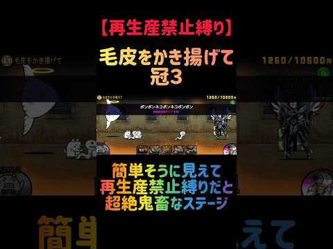 【再生産禁止縛り】ムートがいれば毛皮をかき揚げ 冠３を出撃５体のみで攻略出来る説 にゃんこ大戦争 サムネイル