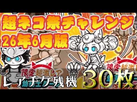【にゃんこ大戦争】超激レアとかまったく興味がない　超ネコ祭チャレンジ26年6月版 サムネイル
