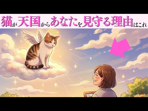 【猫が天国から見守ってくれる感動の理由】 サムネイル