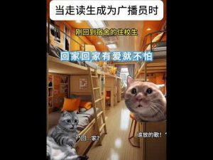 走读生がBroadcastingスタジオをライブ会場に変身!猫ミーム満載のユニーク映像 – ねこねここねこ